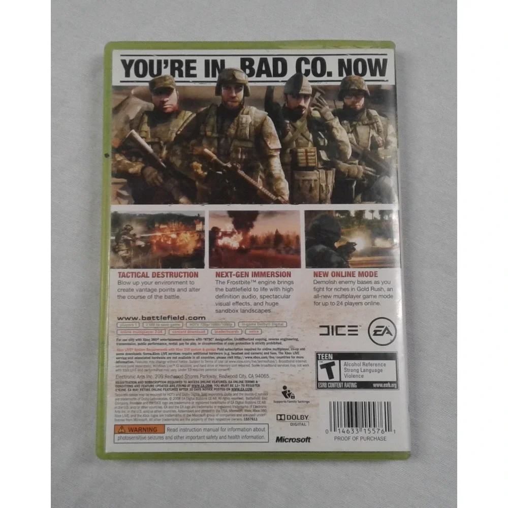 Battlefield Bad Company - Microsoft Xbox 360 Video Game